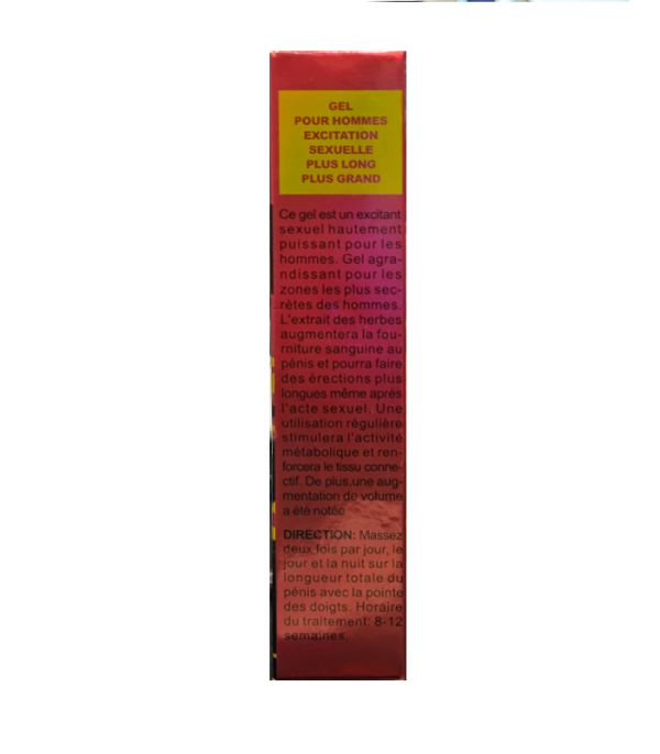 MAXMAN GEL 陰莖增大凝膠 紅色 延長性愛時間 增加勃起力度：圖片 2