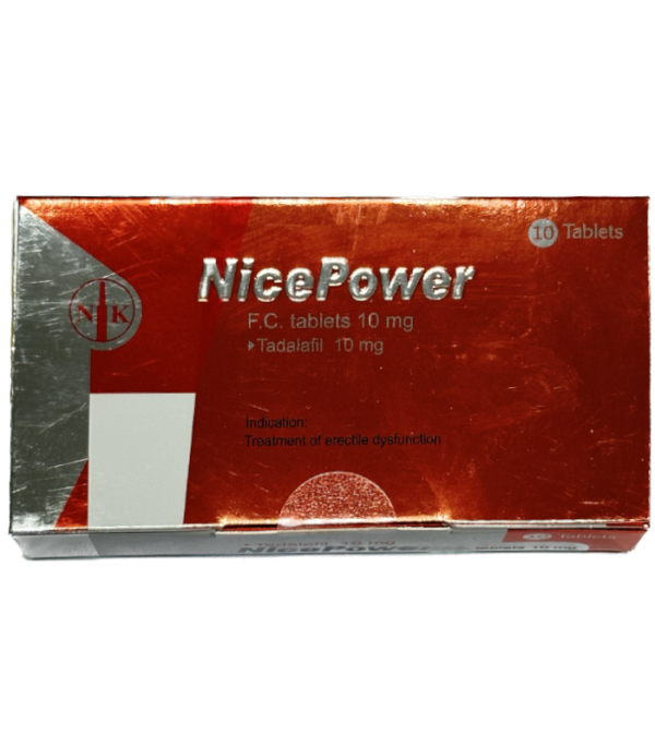 南光健力仕膜衣錠10mg（Nice Power）｜10顆裝・改善勃起功能障礙