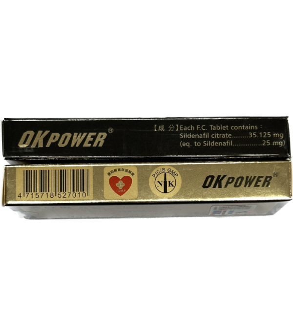 南光美好挺Okpower膜衣錠25mg｜治療勃起障礙（10顆裝）：圖片 2