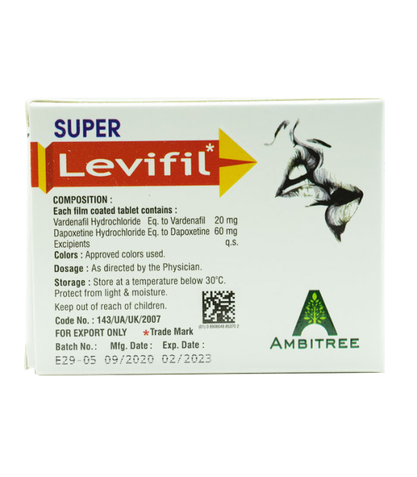 雙效樂威壯 Super-Levifil｜超級樂威壯學名藥｜助勃延時雙效合一，改善不舉與早洩：圖片 2