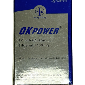 美好挺膜衣錠100mg (Okpower)｜治療勃起障礙推薦・臺灣南光製藥