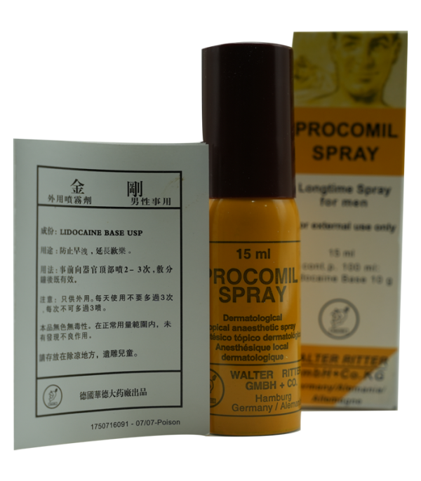 德國黑金剛持久液 PROCOMIL SPRAY | 經典老牌延時噴霧，持久更安心：圖片 5