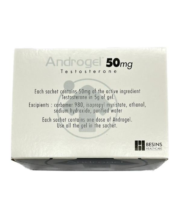 昂斯妥凝膠 Androgel 50mg｜男性荷爾蒙補充療法專用｜友華生技製造：圖片 2
