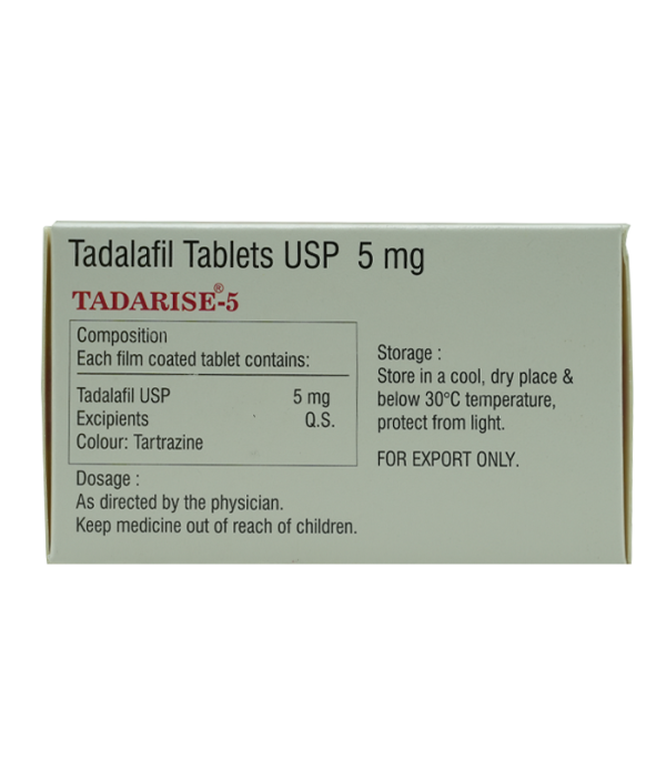 犀利士 5mg（TADARISE-5MG）｜Cialis 5mg 每日錠｜治療男性勃起功能障礙與攝護腺肥大｜無副作用｜印度桑瑞生產：圖片 2