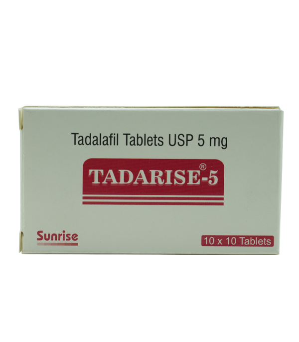 犀利士 5mg（TADARISE-5MG）｜Cialis 5mg 每日錠｜治療男性勃起功能障礙與攝護腺肥大｜無副作用｜印度桑瑞生產
