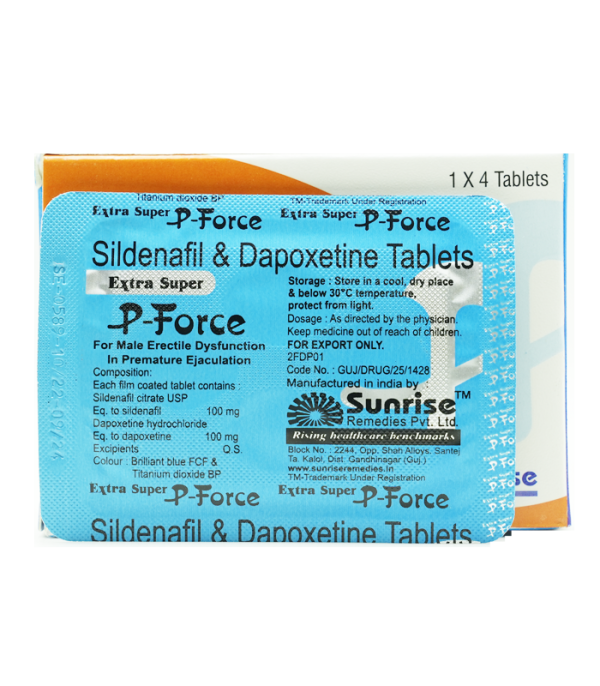 必利吉Super P-Force 200mg（藍P）｜有效治療陽痿早洩、持久助勃延時（4顆/盒）：圖片 4